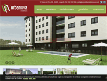 Tablet Screenshot of inmobiliariaurbanova.com